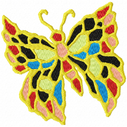 Butterfly Embroidery Design 6
